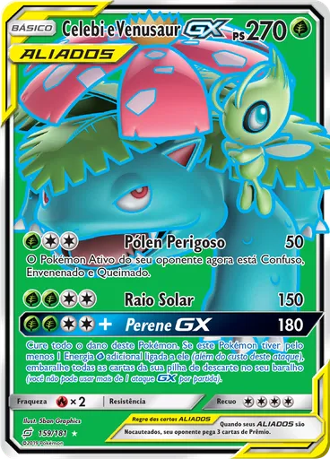 Celebi e Venusaur GX