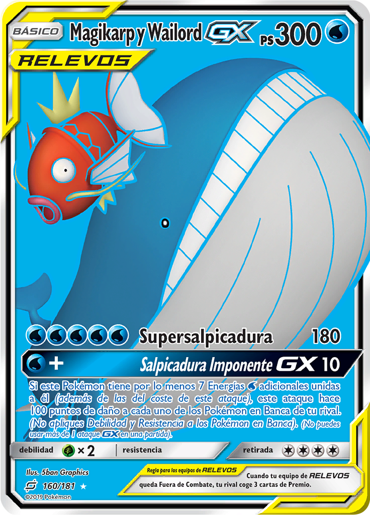 Magikarp y Wailord GX
