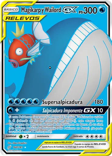 Magikarp y Wailord GX
