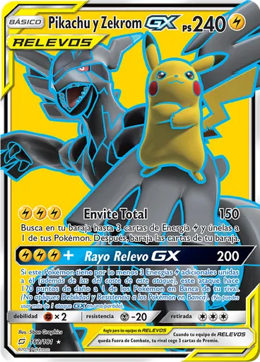 Pikachu y Zekrom GX