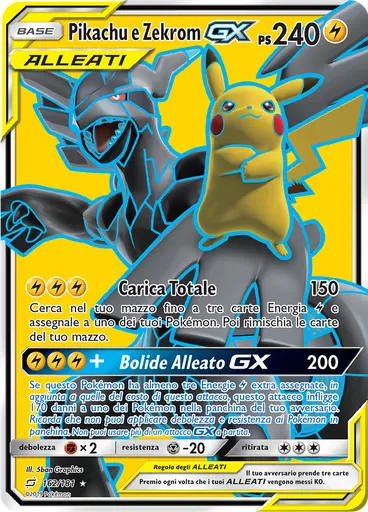 Pikachu e Zekrom GX