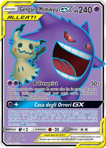 Gengar e Mimikyu GX