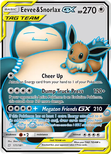 Eevee & Snorlax GX