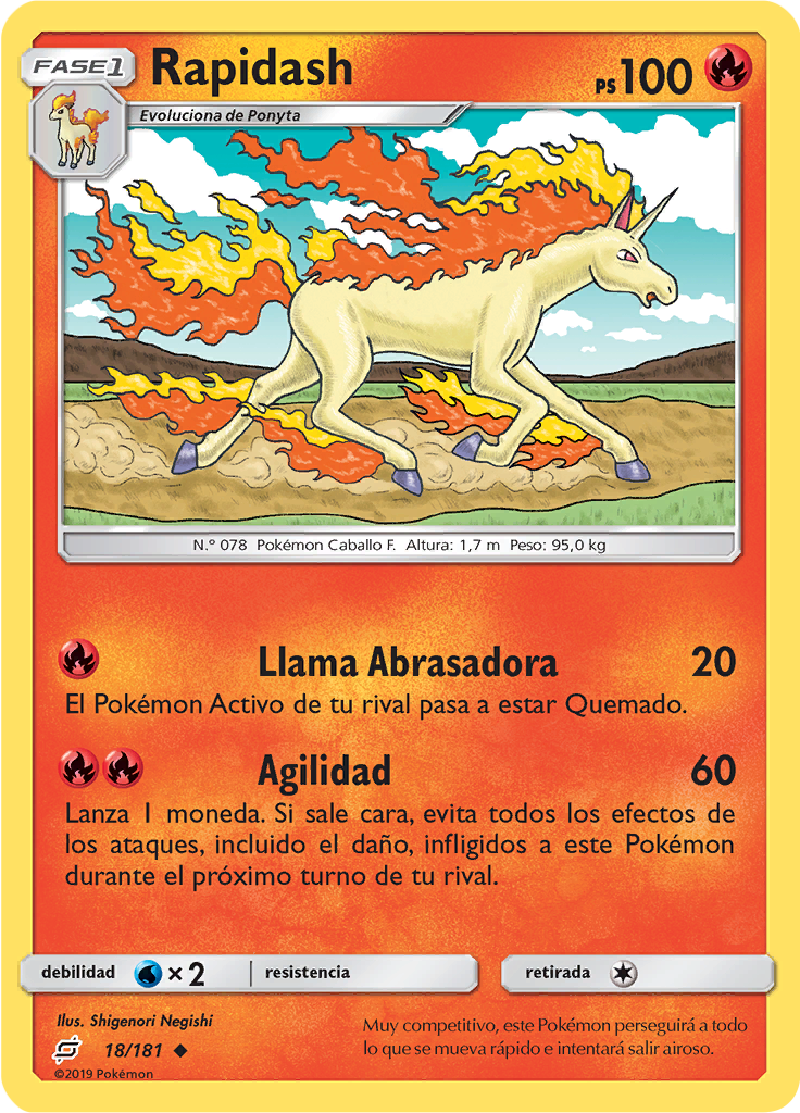 Rapidash (Reverse Holo)