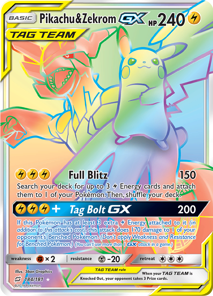 Pikachu & Zekrom GX