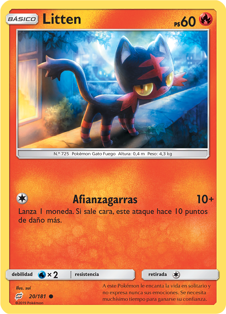 Litten (Reverse Holo)
