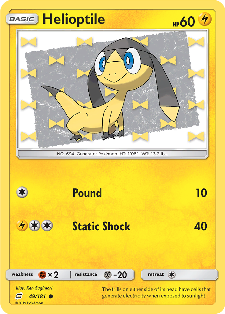 Helioptile (Reverse Holo)