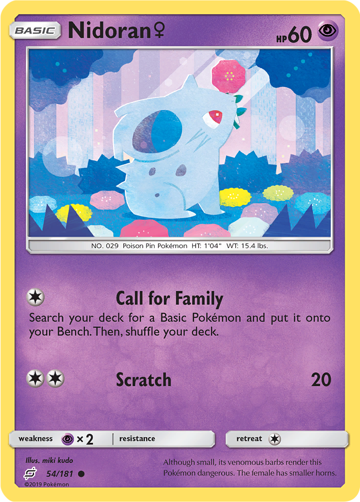 Nidoran♀ (Reverse Holo)