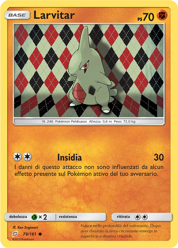 Larvitar (Reverse Holo)