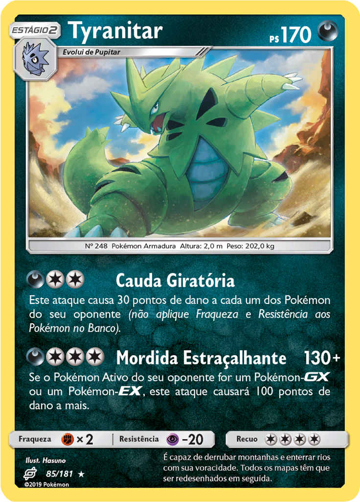 Tyranitar (Reverse Holo)