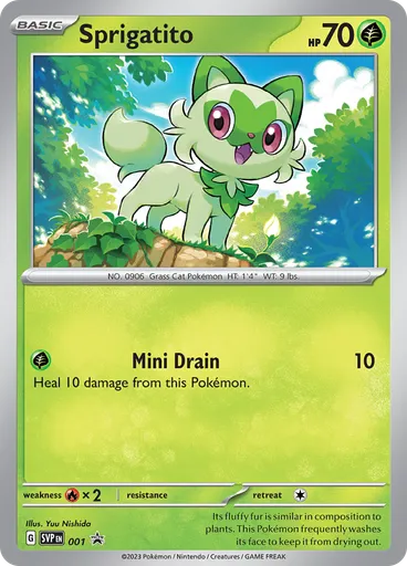 Sprigatito (Reverse Holo)