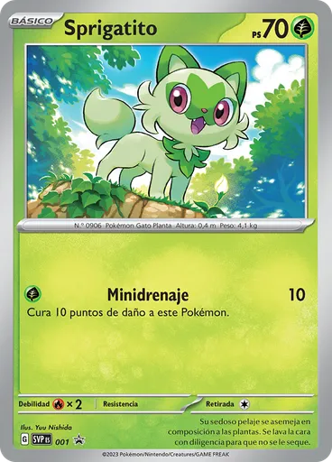 Sprigatito (Reverse Holo)