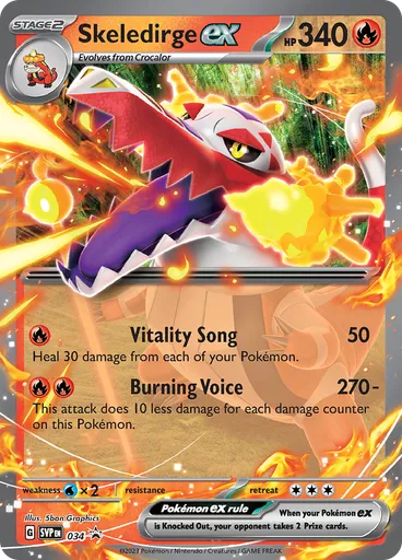 Skeledirge ex (Reverse Holo)