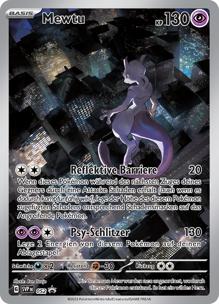 Mewtu (Reverse Holo)