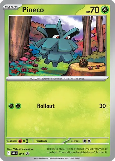 Pineco (Reverse Holo)