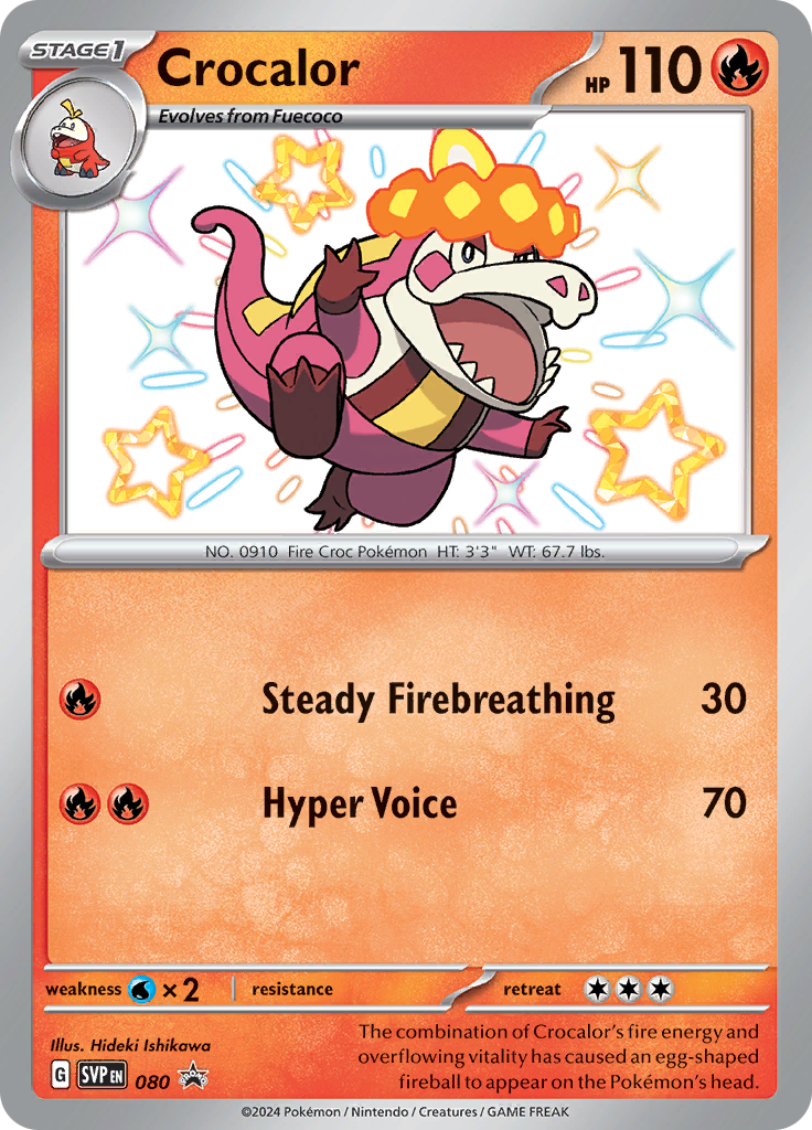 Crocalor (Reverse Holo)