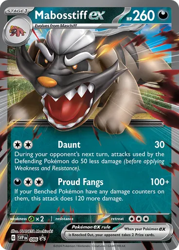 Mabosstiff ex (Reverse Holo)