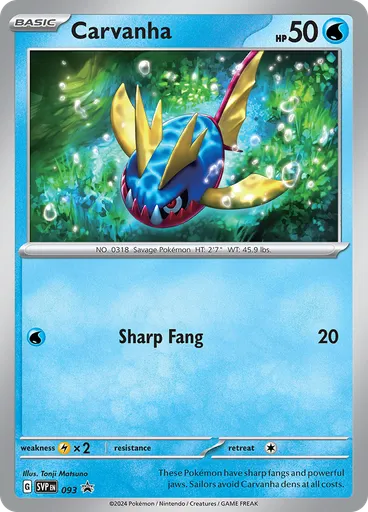 Carvanha (Reverse Holo)