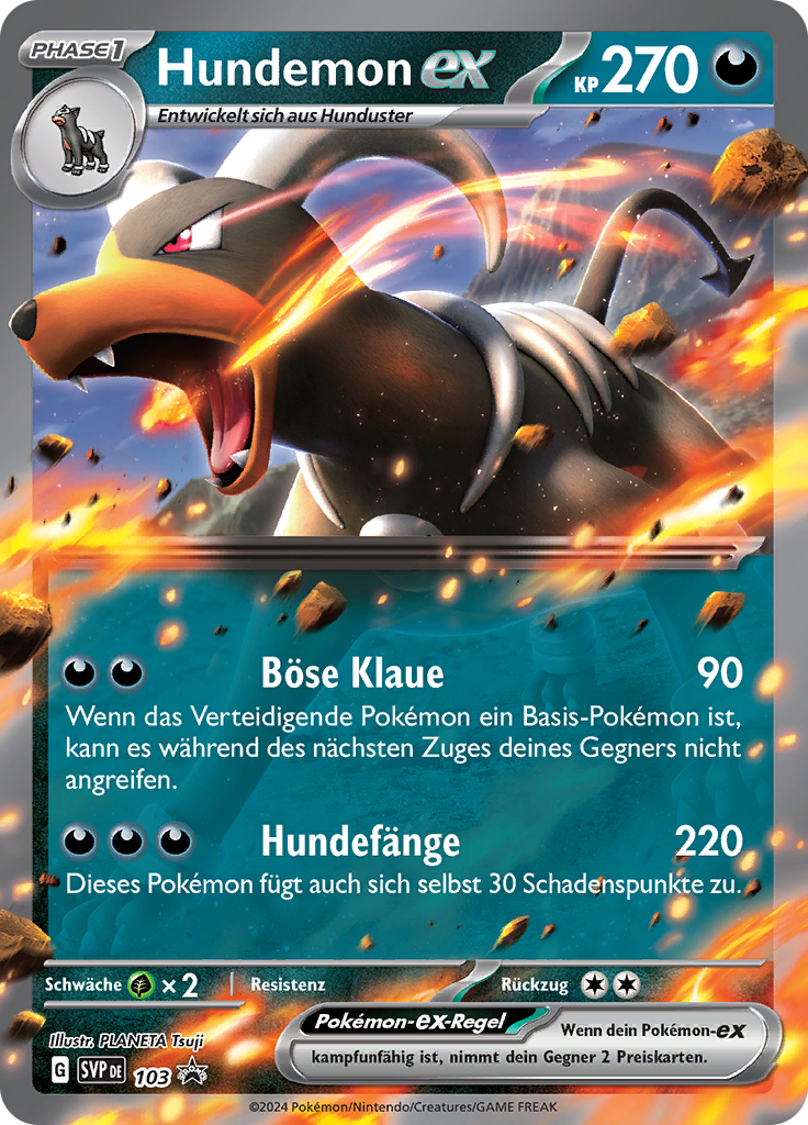 Hundemon-ex (Reverse Holo)