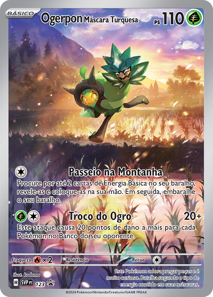 Ogerpon Máscara Turquesa (Reverse Holo)