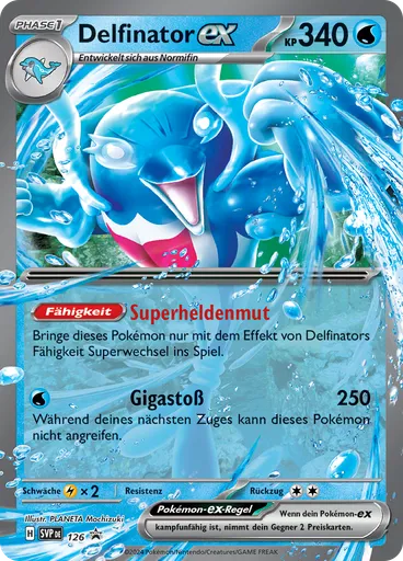 Delfinator-ex (Reverse Holo)