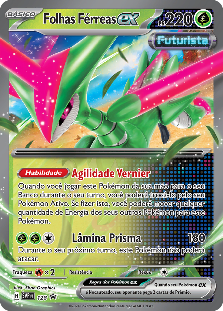 Folhas Férreas ex (Reverse Holo)