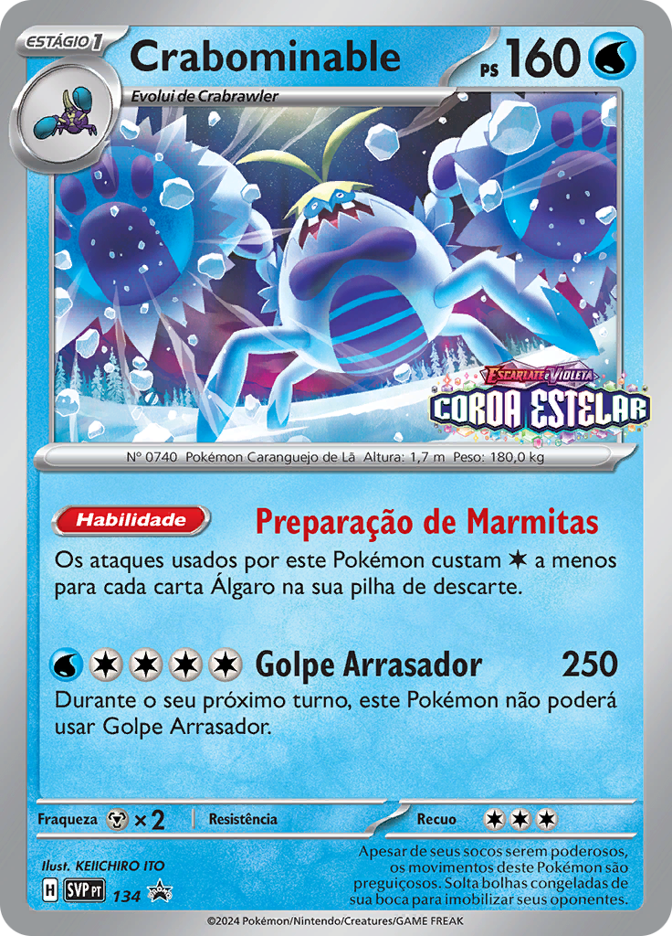 Crabominable (Reverse Holo)