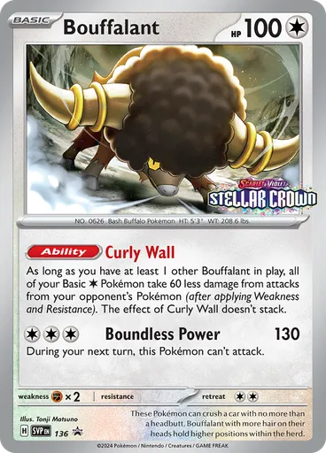 Bouffalant (Reverse Holo)