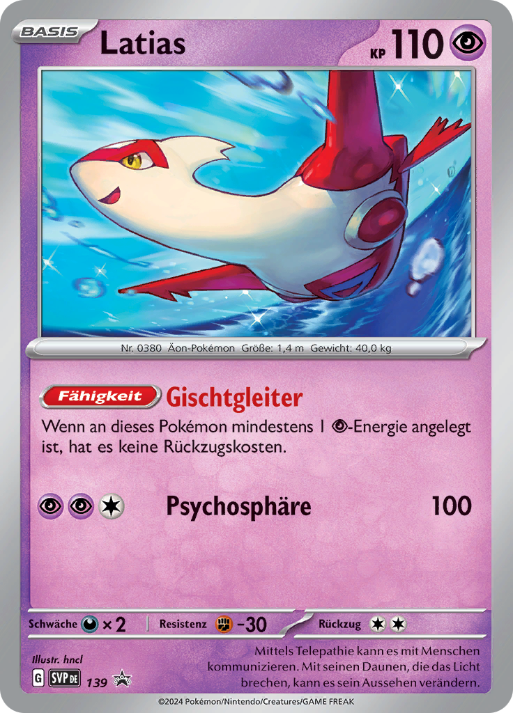 Latias (Reverse Holo)
