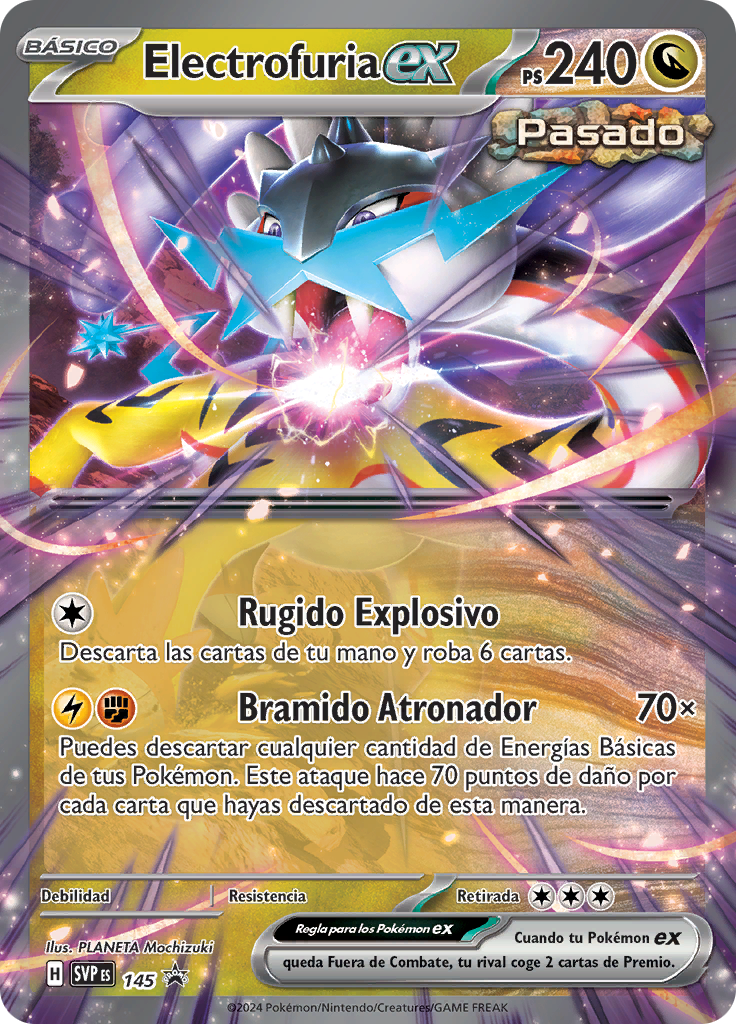 Electrofuria ex (Reverse Holo)