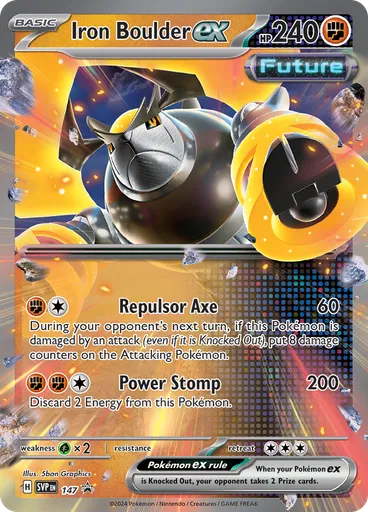 Iron Boulder ex (Reverse Holo)