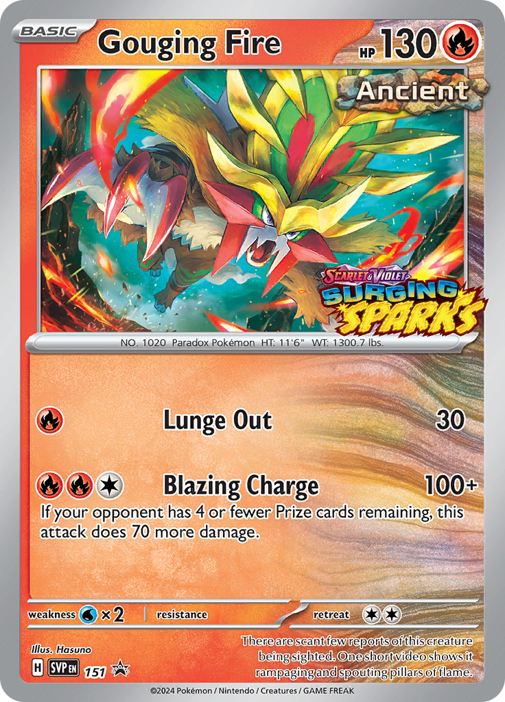 Gouging Fire (Reverse Holo)