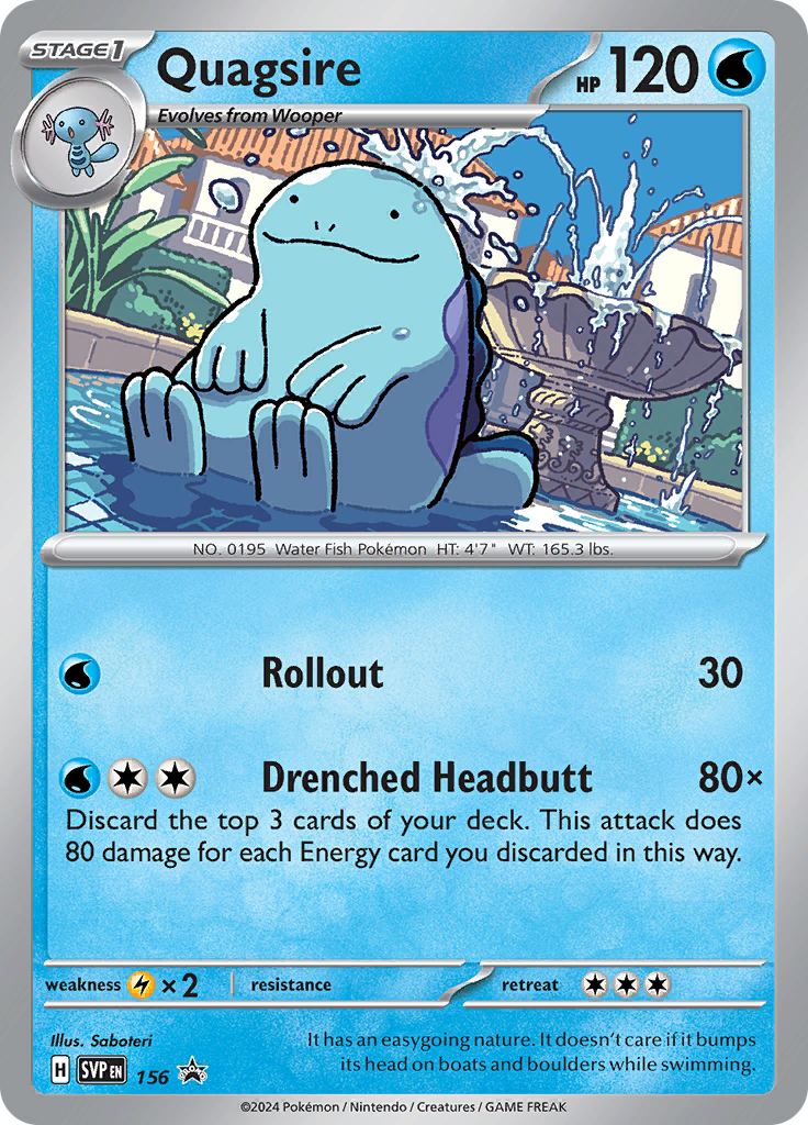 Quagsire (Reverse Holo)