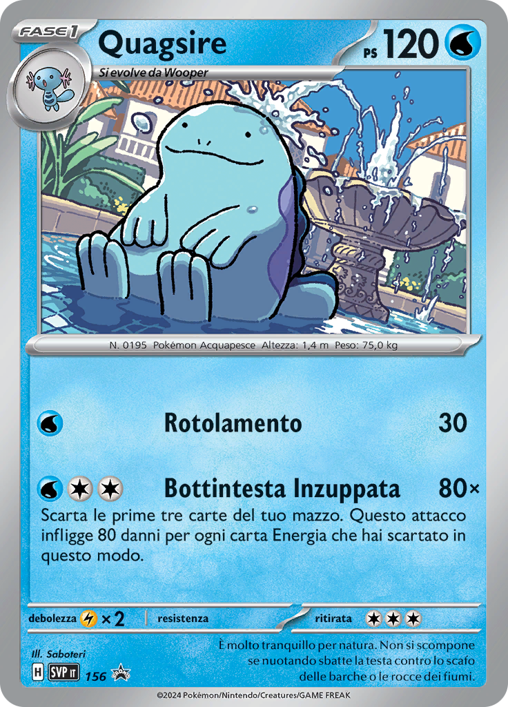 Quagsire (Reverse Holo)