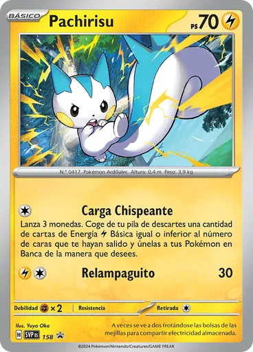 Pachirisu (Reverse Holo)