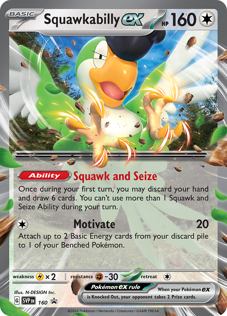 Squawkabilly ex (Reverse Holo)