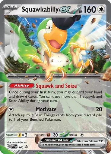Squawkabilly ex (Reverse Holo)