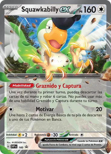Squawkabilly ex (Reverse Holo)