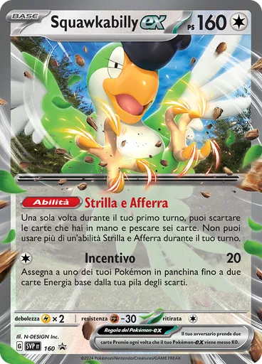 Squawkabilly-ex (Reverse Holo)