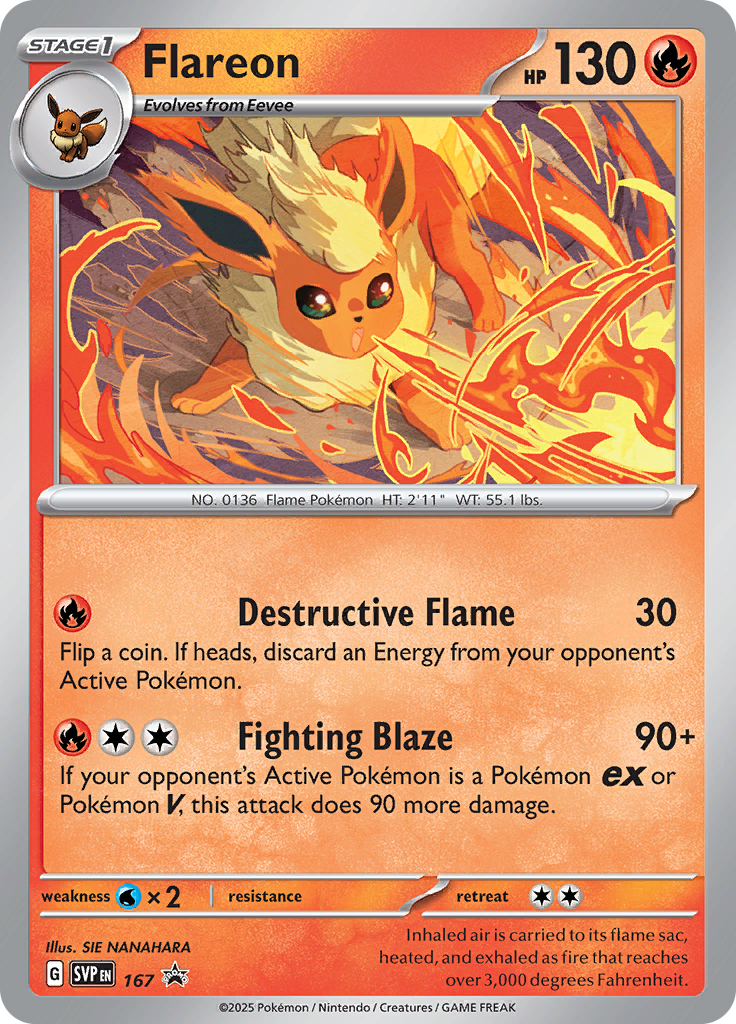 Flareon (Reverse Holo)