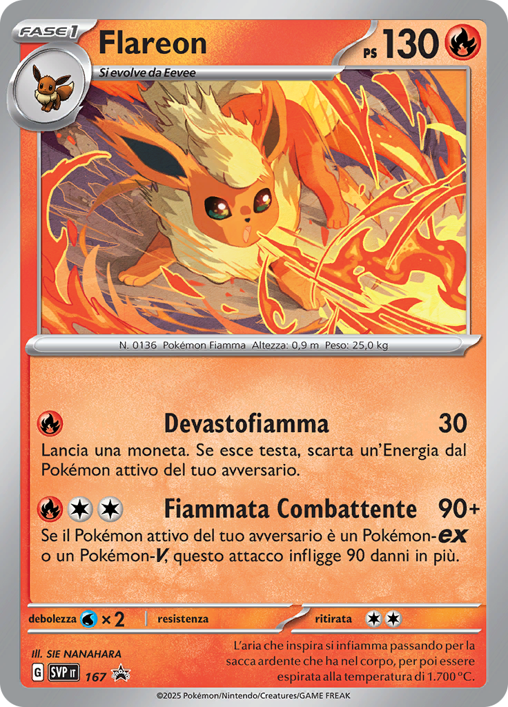 Flareon (Reverse Holo)