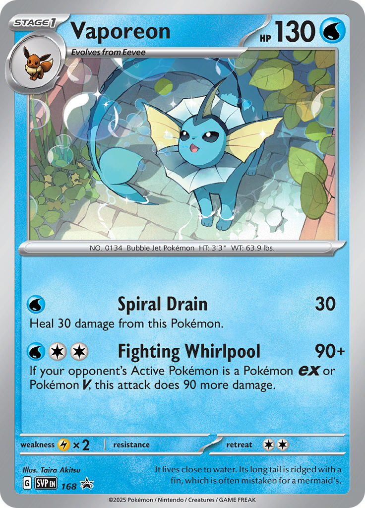 Vaporeon (Reverse Holo)