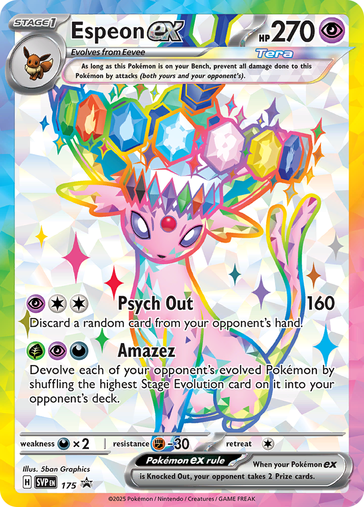 Espeon ex (Reverse Holo)