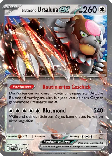 Blutmond-Ursaluna-ex (Reverse Holo)