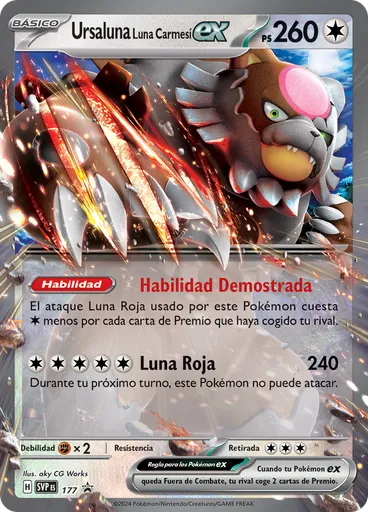 Ursaluna Luna Carmesí ex (Reverse Holo)