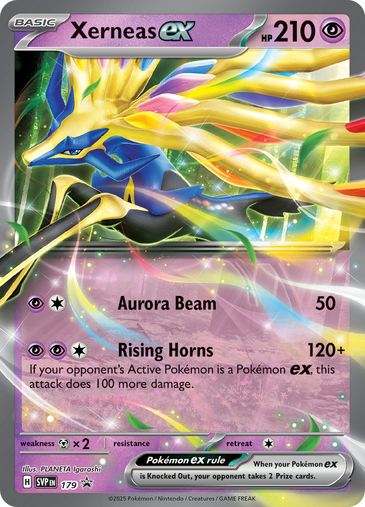 Xerneas ex (Reverse Holo)
