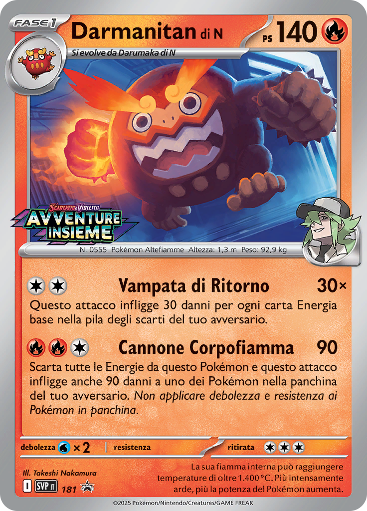 Darmanitan di N (Reverse Holo)
