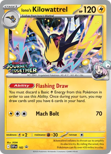 Iono's Kilowattrel (Reverse Holo)