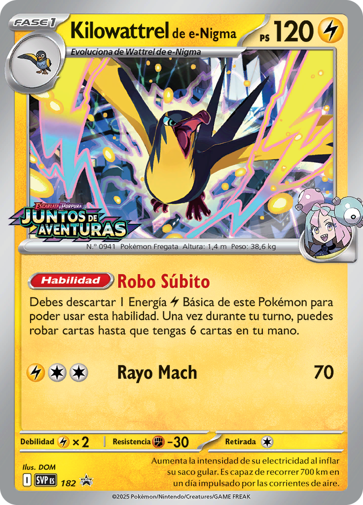Kilowattrel de e-Nigma (Reverse Holo)