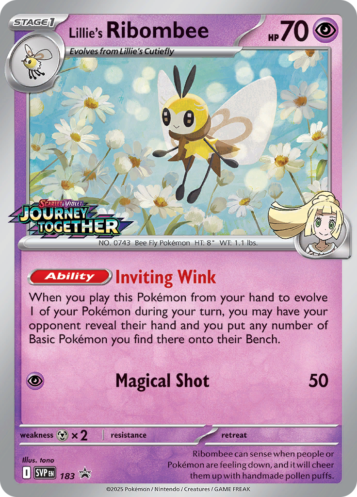 Lillie's Ribombee (Reverse Holo)